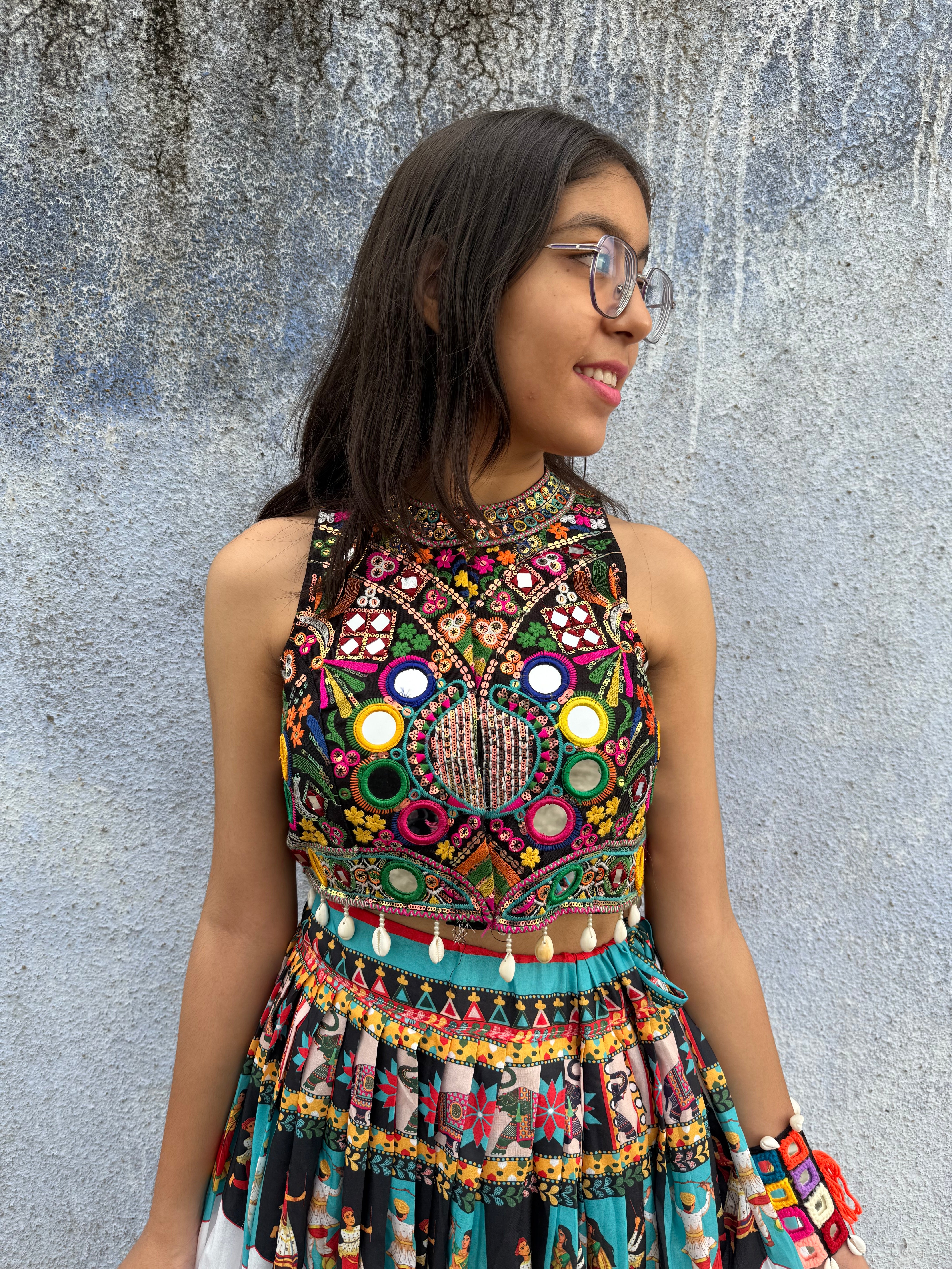 KANCHI- Mirror work blouse ✨