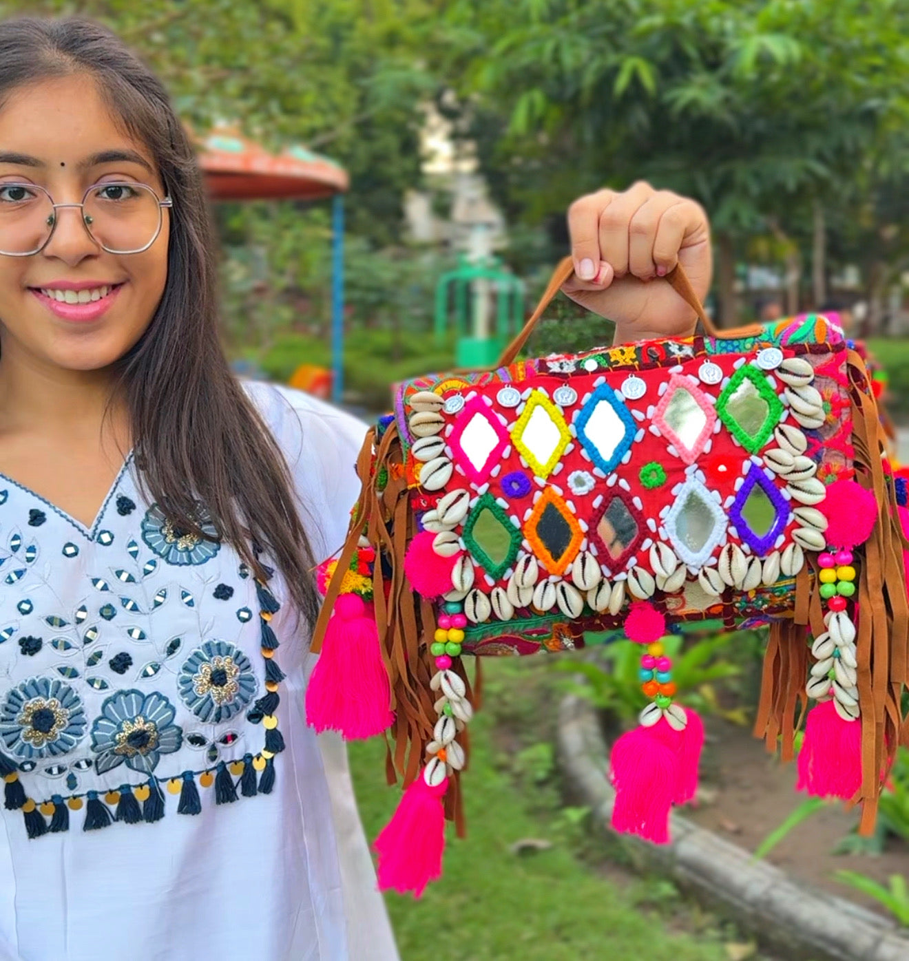 BOHO BARFI šŖ - BROWN SLING BAG