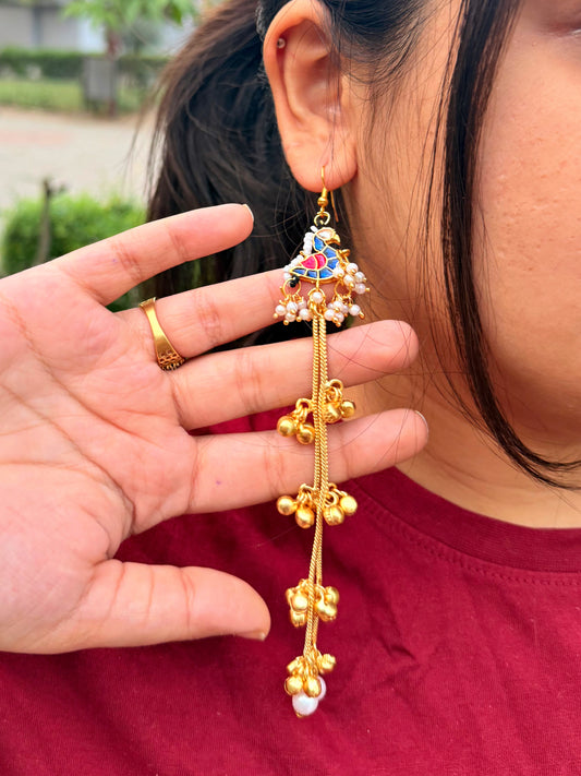 Morini- kashmiri Earrings ✨