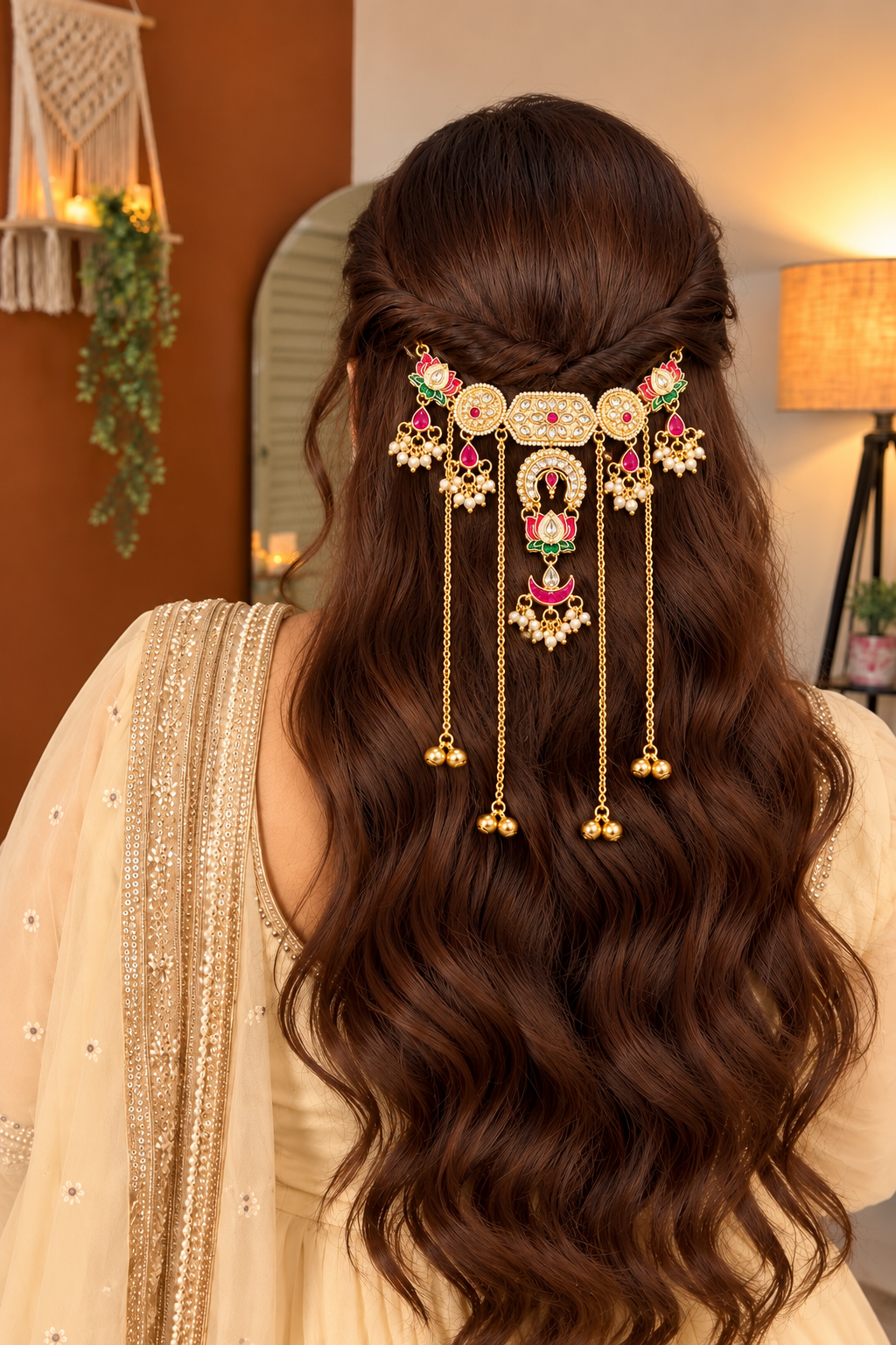 Meher hair brooch