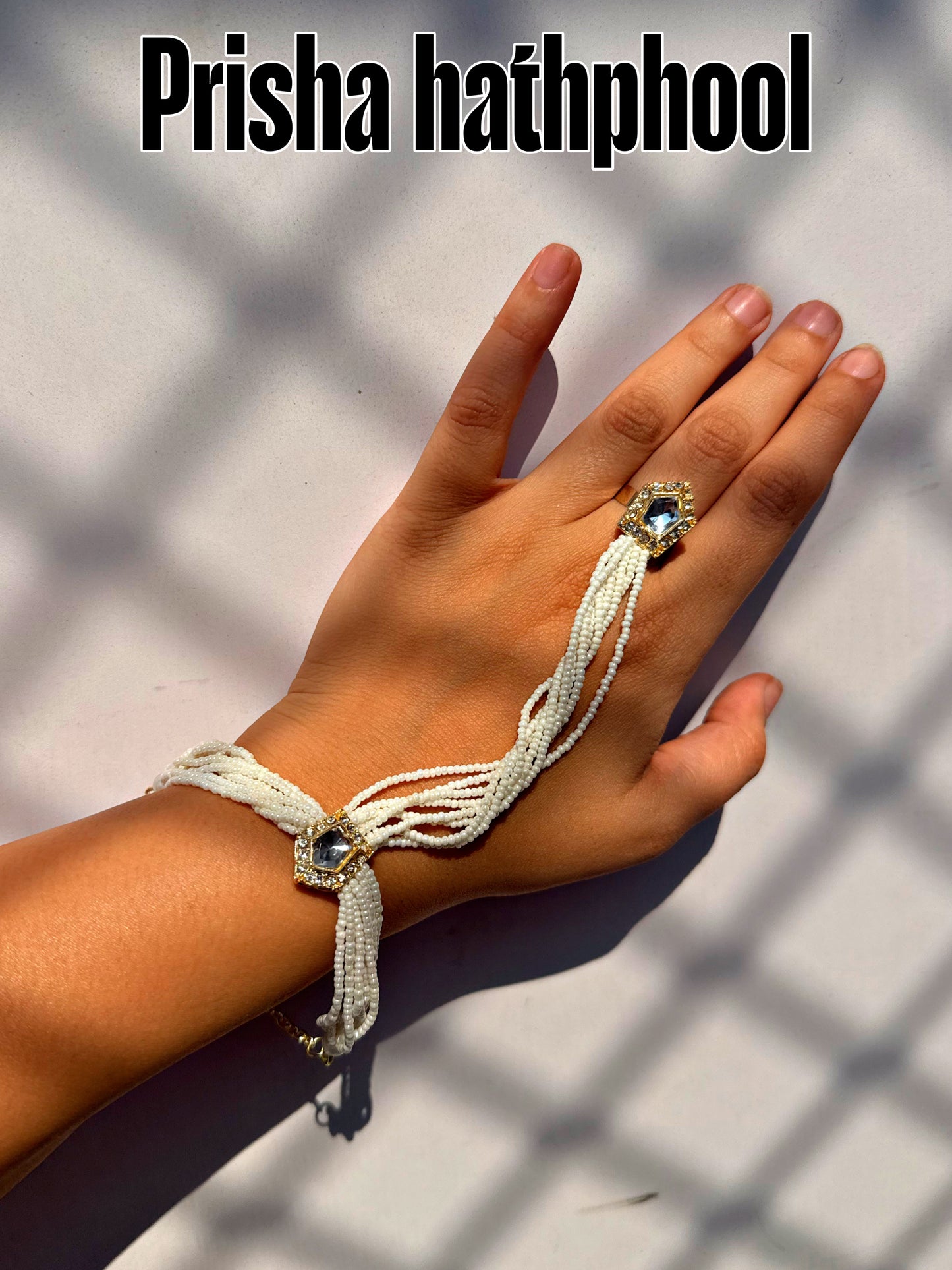 PRISHA- hathphool ✨(adjustable size)