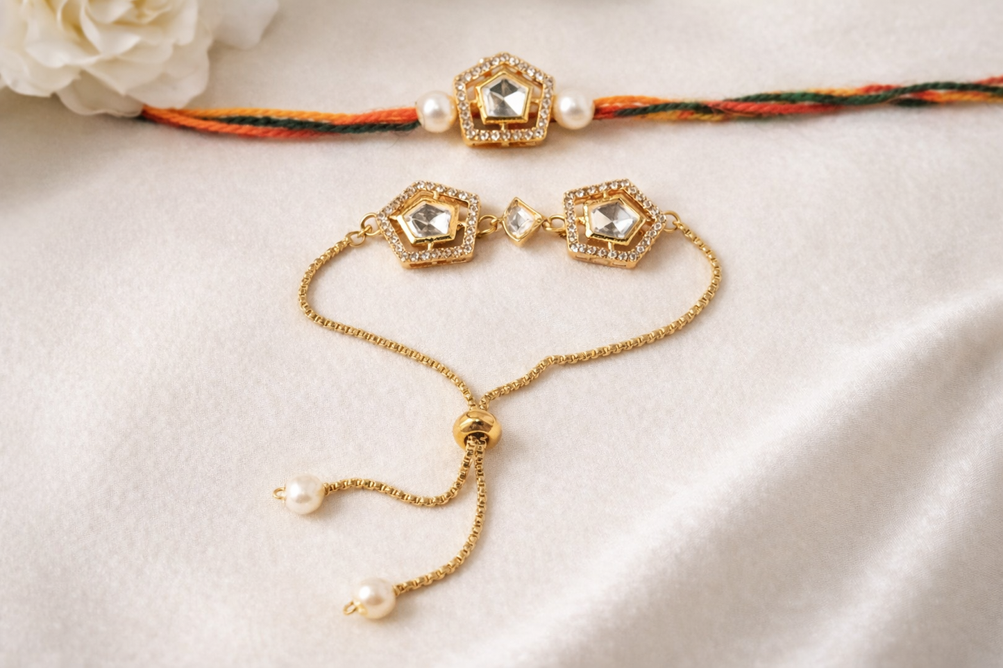 Couple Rakhi pair - design 05