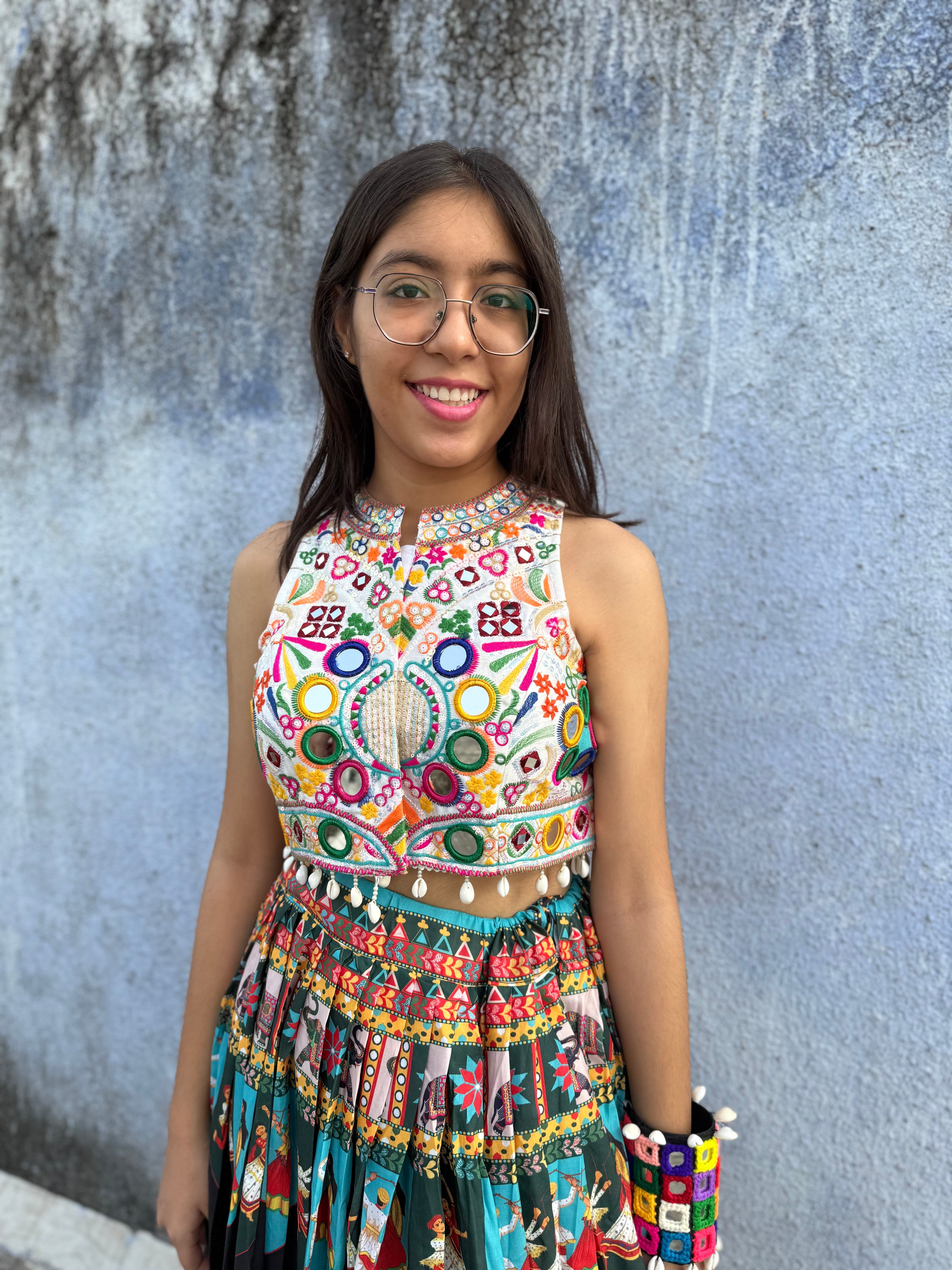 KANCHI- Mirror work blouse ✨