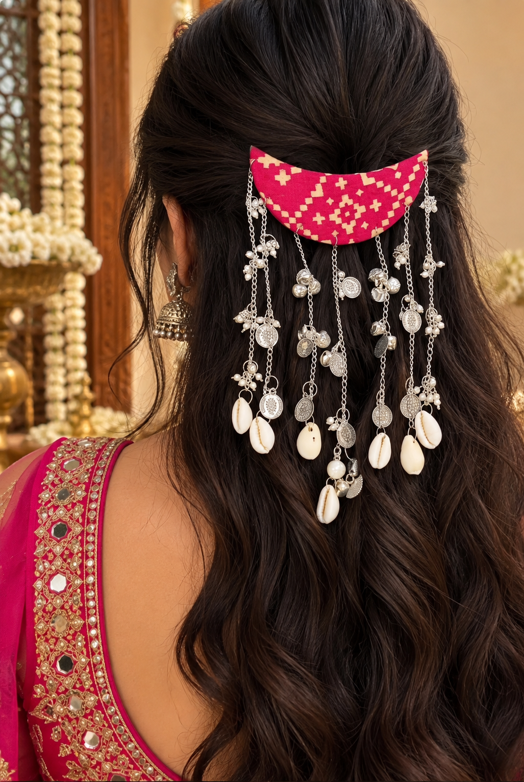 Snehal hair brooch