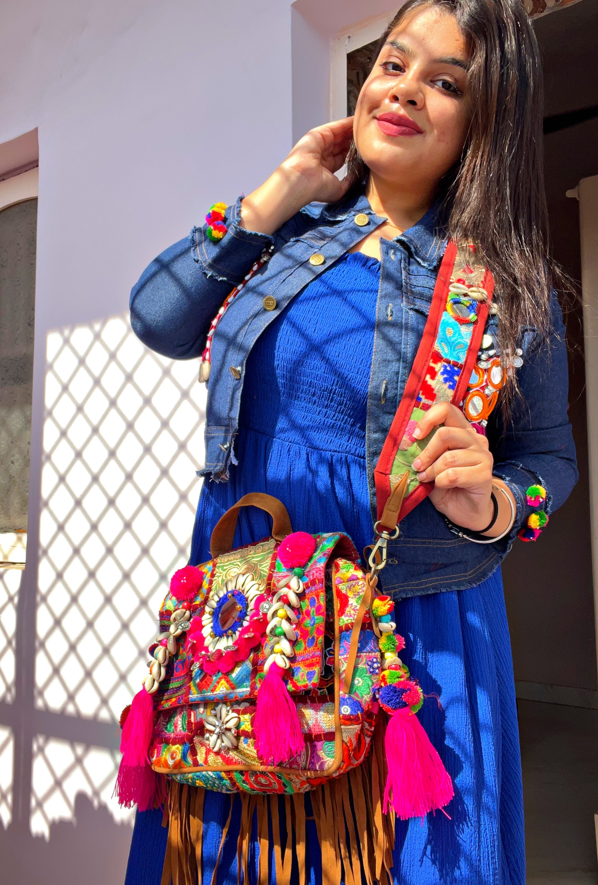 MEHER BOHO SLING BAG π·