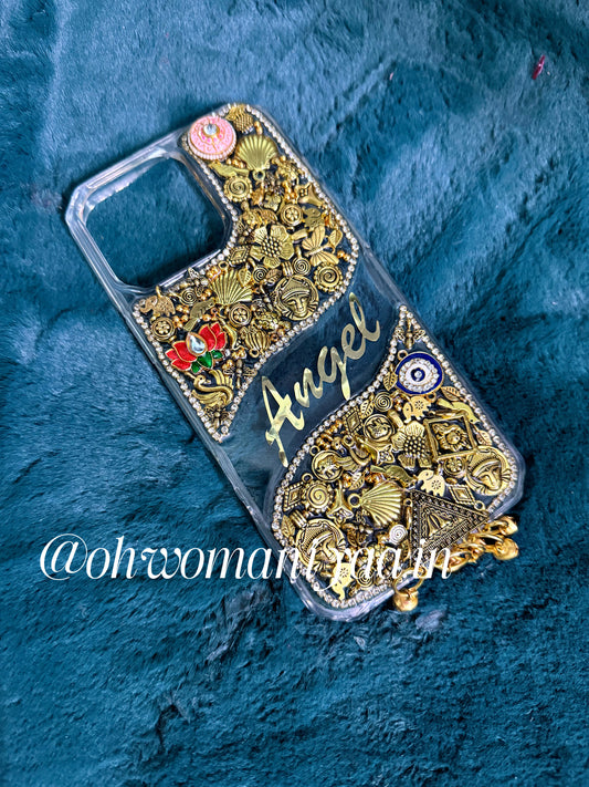 BOHEMIAN CHARM- Customised Name phone covers ✨