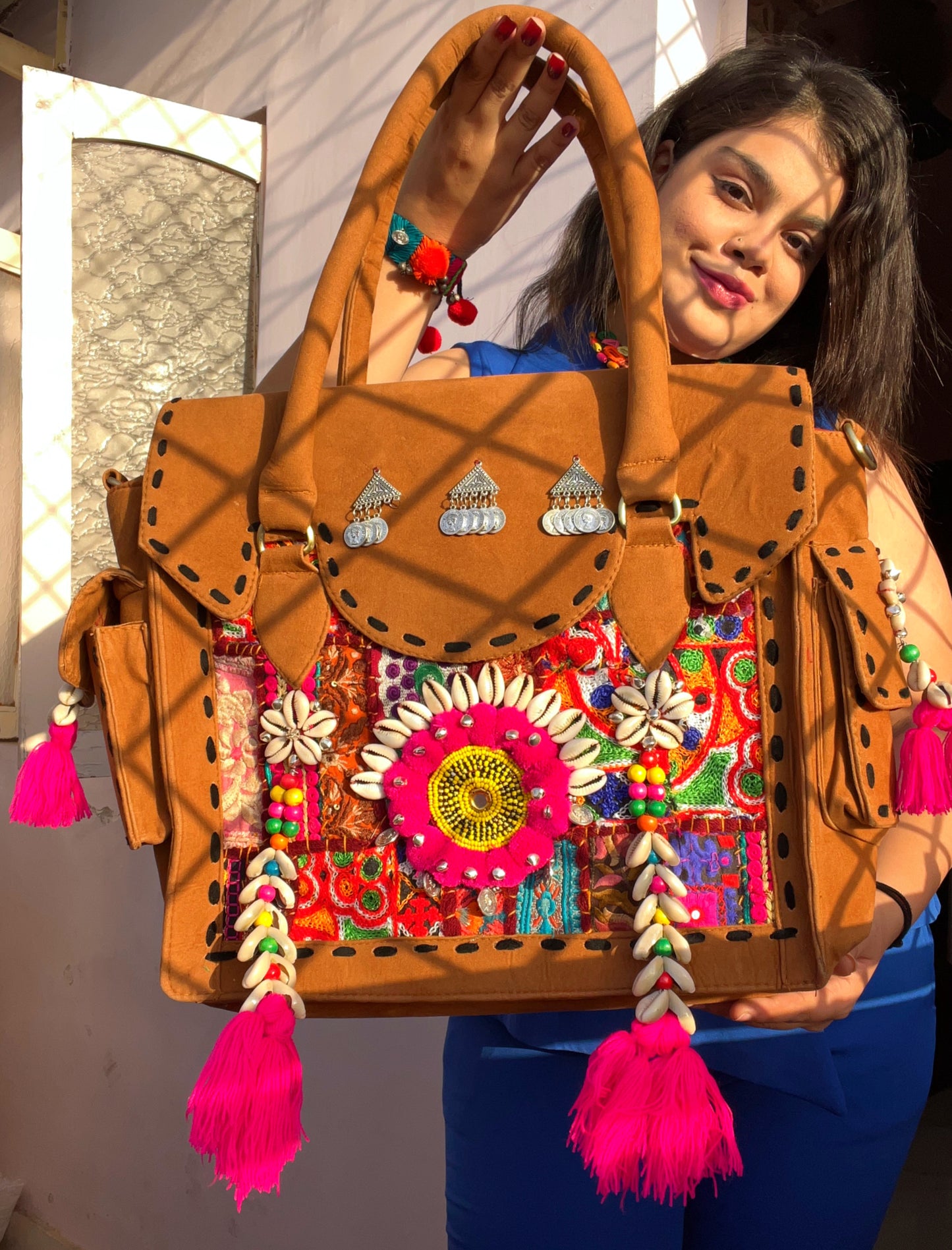 Muskan - GIRLBOSS BOHO BOX TOTE BAG 🪷💼