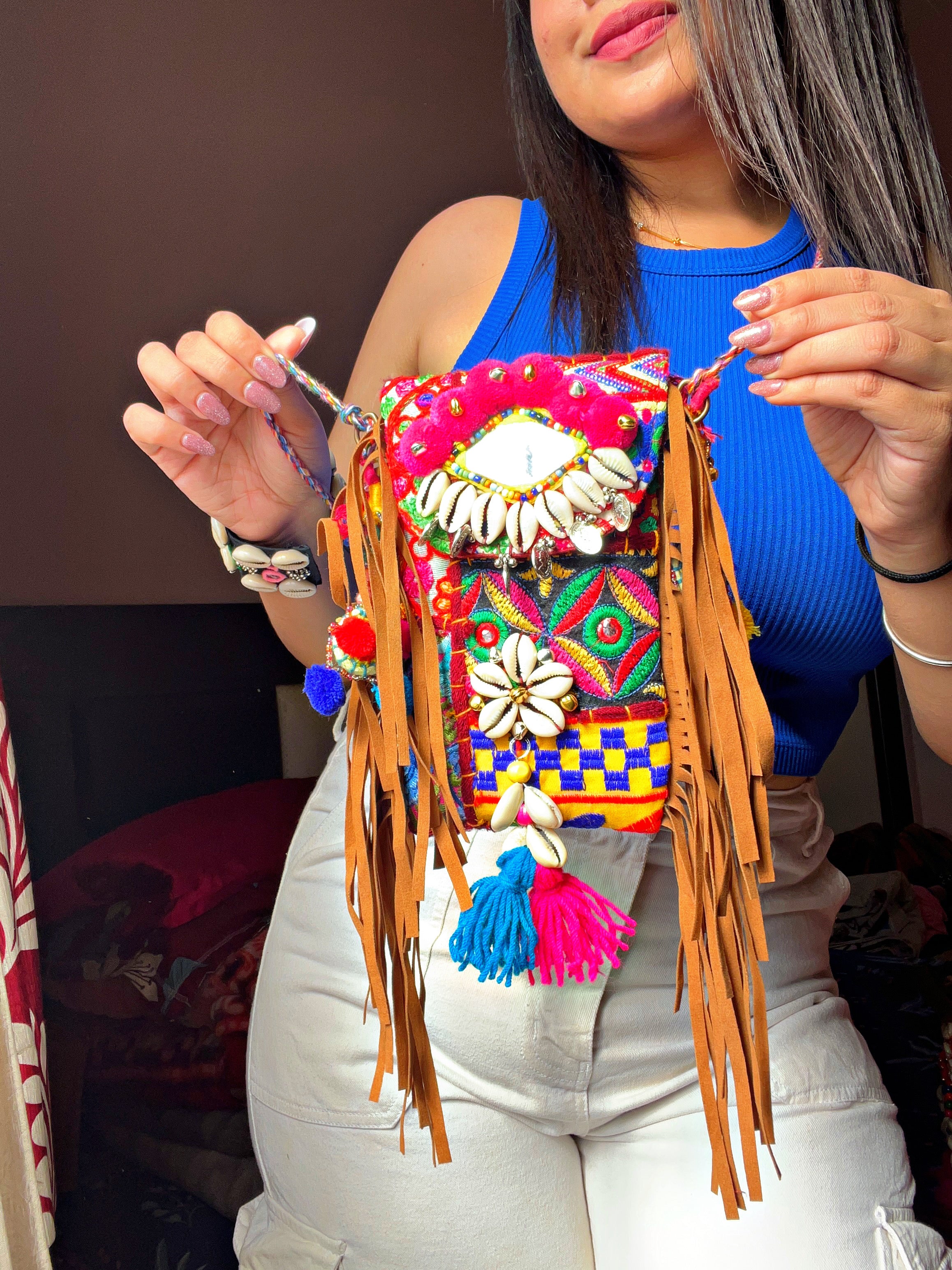 TANYA- Boho phone sling