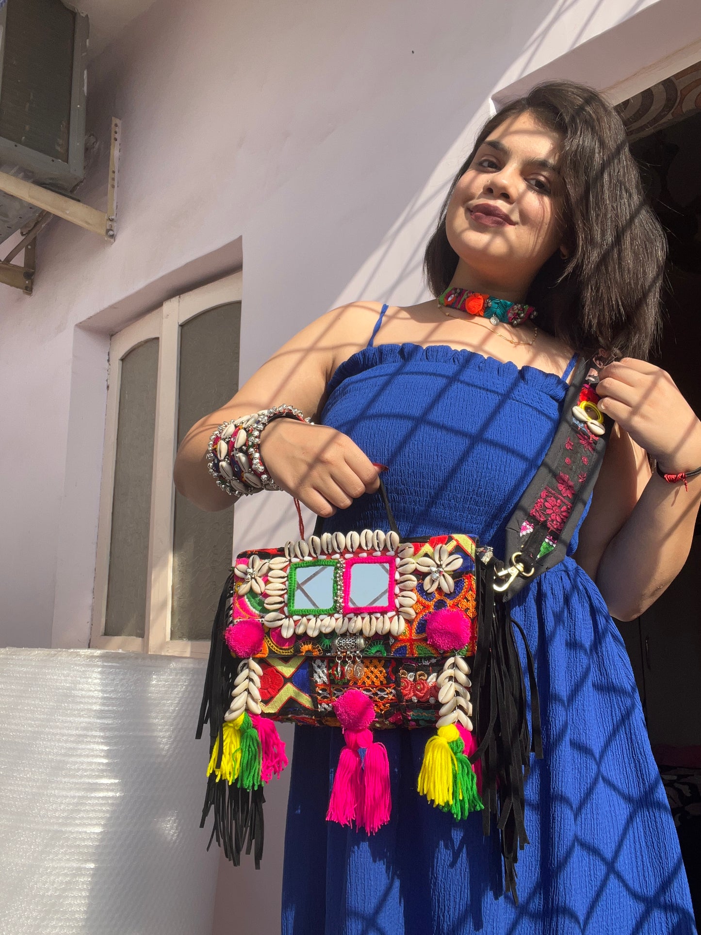 Chahat black boho bag 🪷🤌🏼