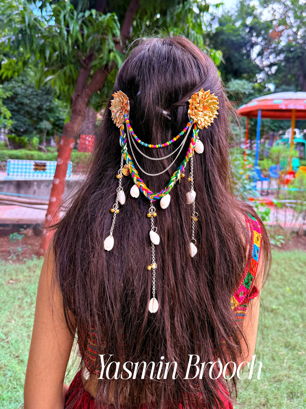 Yasmin hair brooch