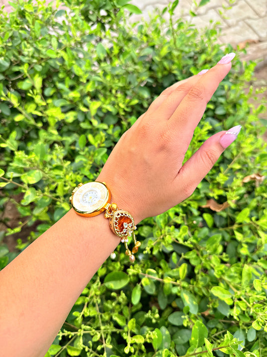 Mahika ethnic kundan watch