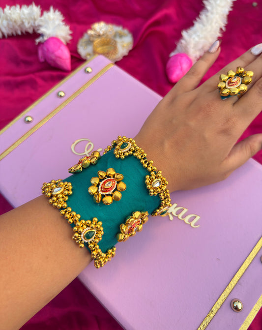 NAZAKAT- The Royal Soul Handcuff and Ring set ✨