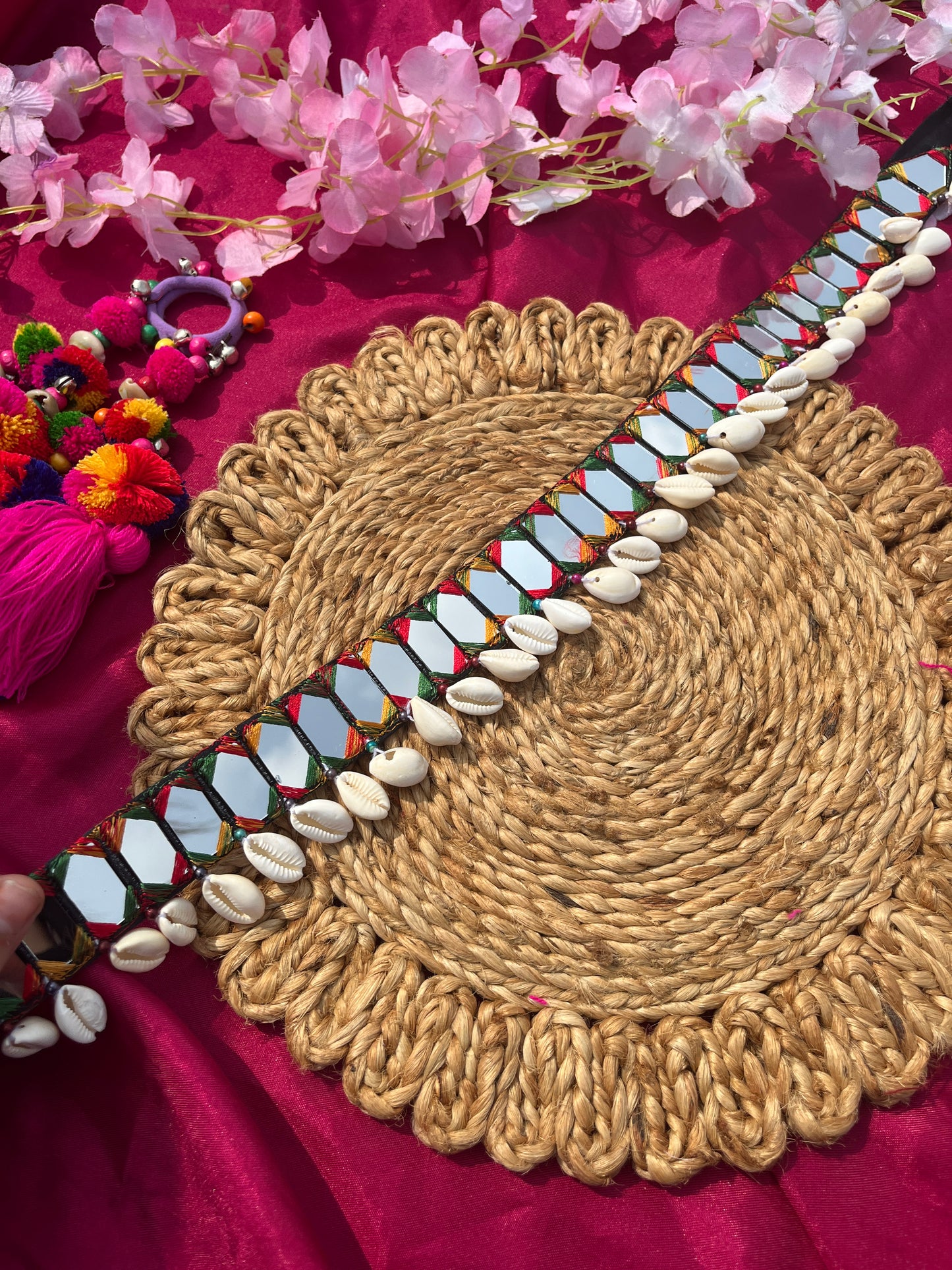 Navratri Mirror belt