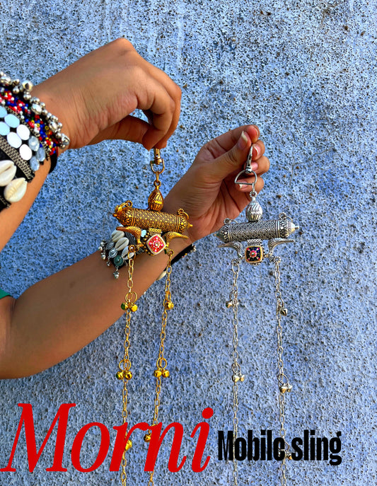 Morni- phone sling with plastic lanyard (for phone cover) 🦚