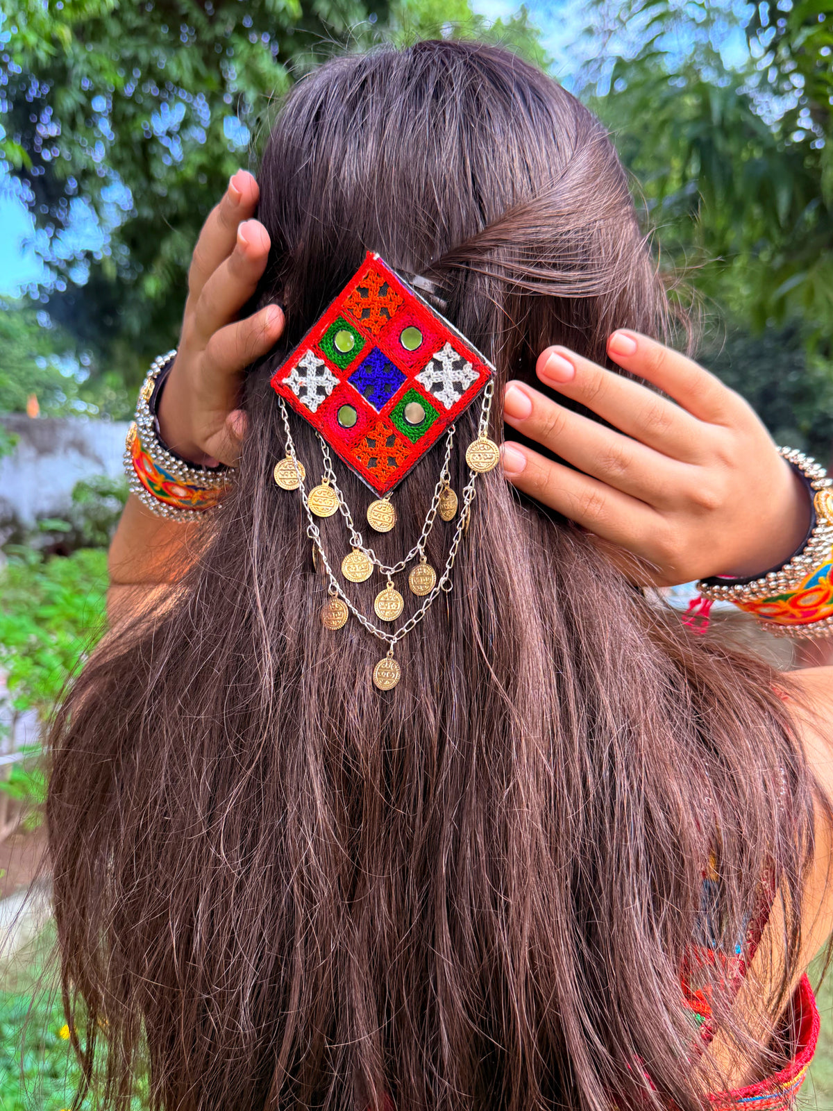 Titli hair brooch