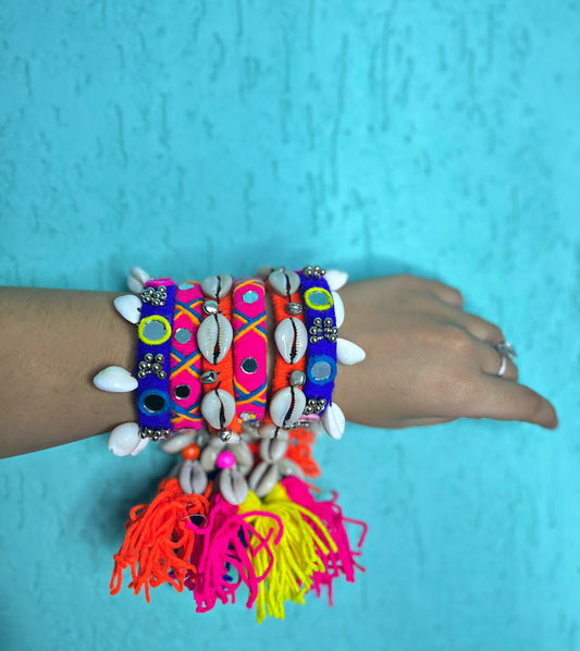 Boho-Raani bangles🪞 (set of 6 adjustable)
