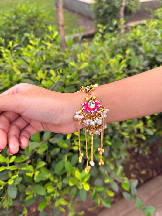 SIYA- lotus kundan watch 🪷
