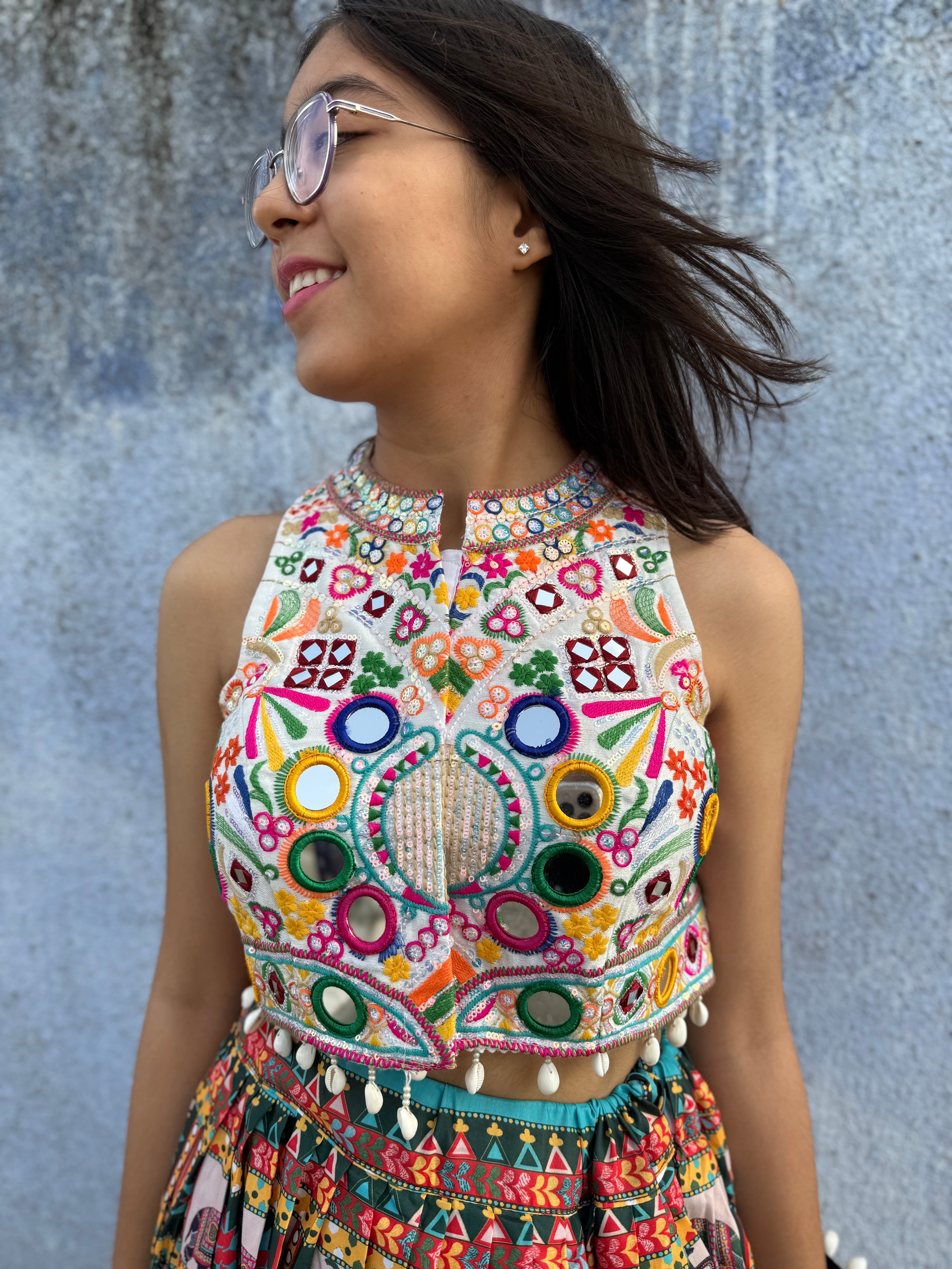 KANCHI- Mirror work blouse ✨