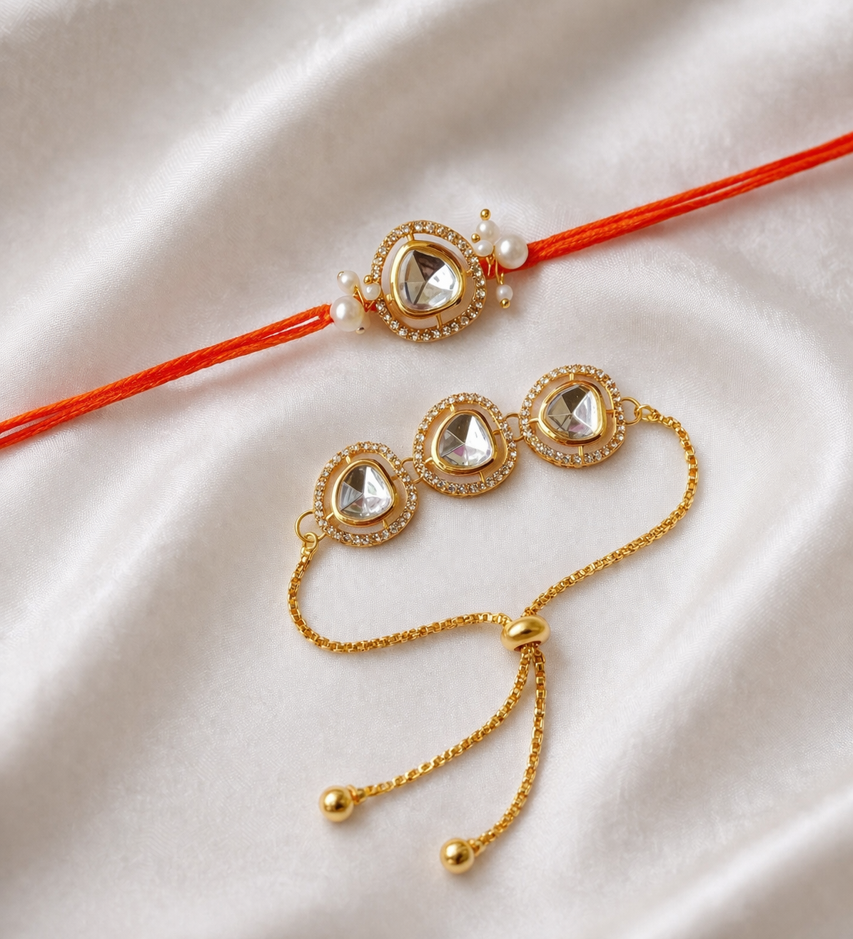 Couple Rakhi pair - design 04