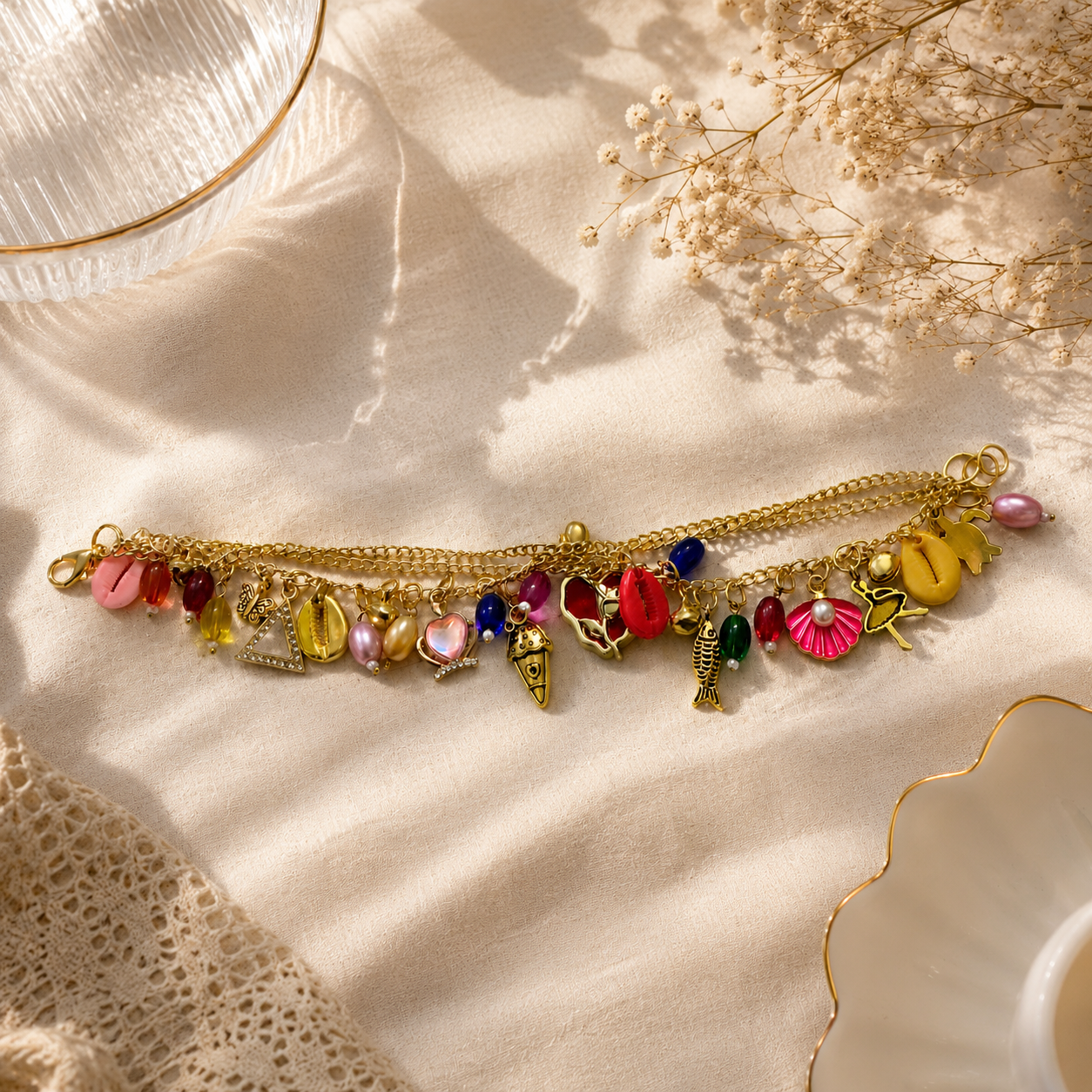 Charm bracelet rakhi -02