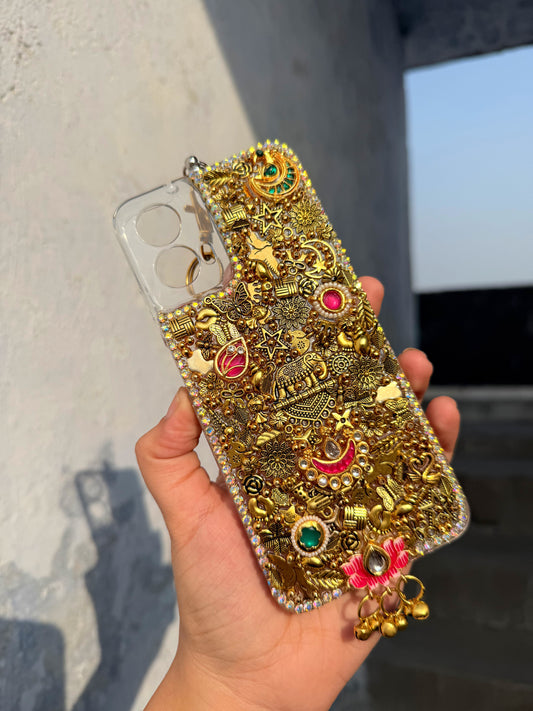 Luxury Golden Cover with attached Waist clip