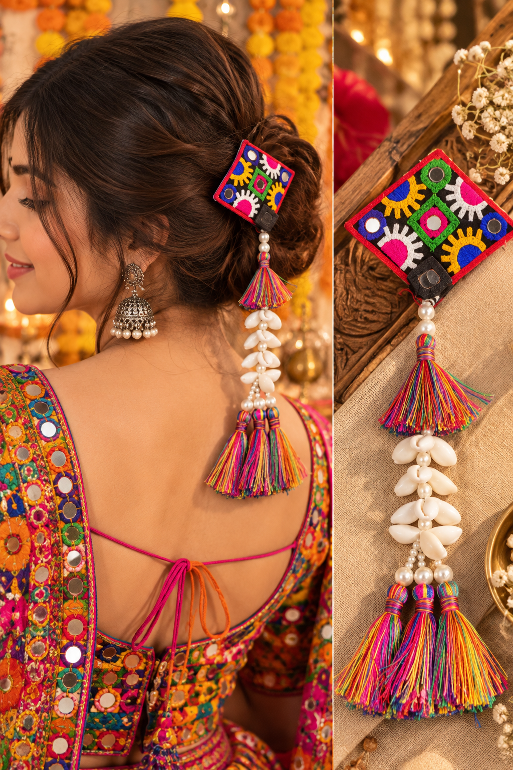 Anamika hair brooch