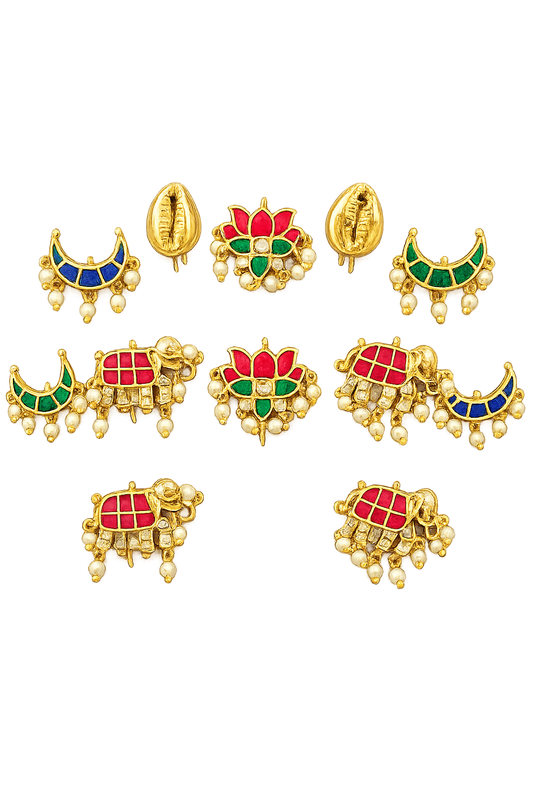 Enamel clip set - set of 12