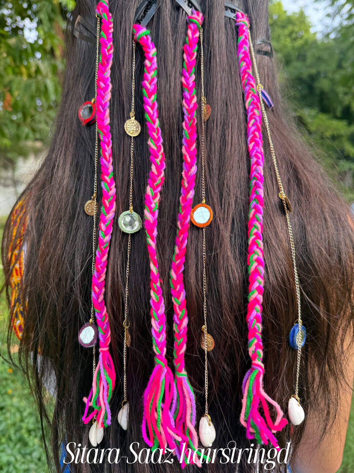 Sitara hair strings 🌙(set of 4)