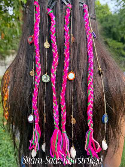 Sitara hair strings 🌙(set of 4)