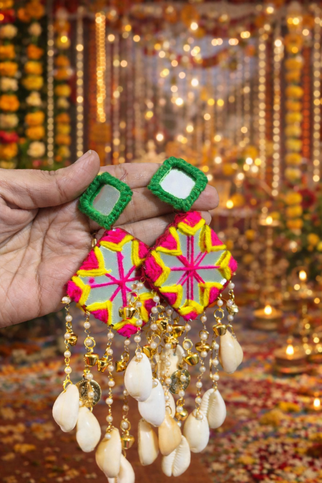 CHANDRIKA HALDI SPECIAL EARRINGS ✨