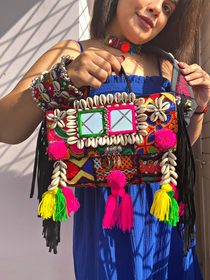 Chahat black boho bag 🪷🤌🏼