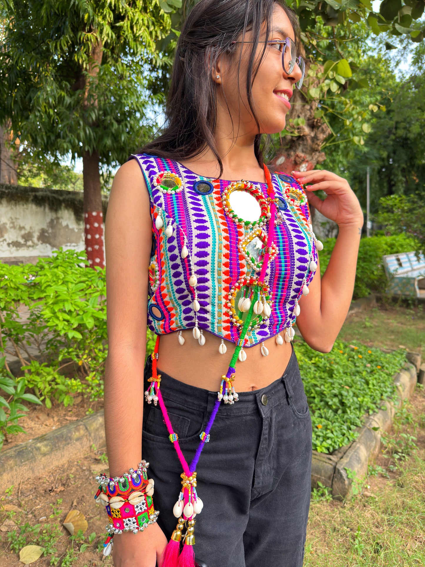 RANGTAALI - BEADED PHONE SLING ✨