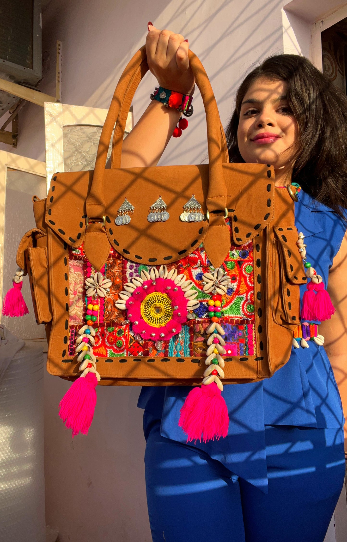 Muskan - GIRLBOSS BOHO BOX TOTE BAG 🪷💼