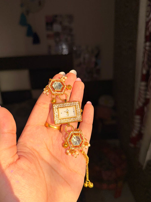 VANYA- kundan watch ✨