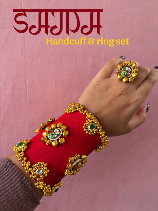 SAJDA- handcuff and ring set ✨❤️