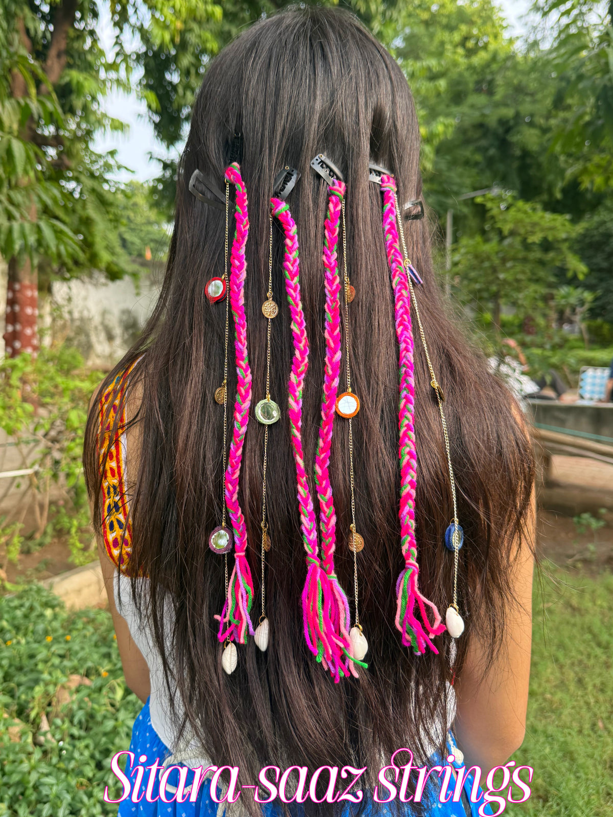 Sitara hair strings 🌙(set of 4)