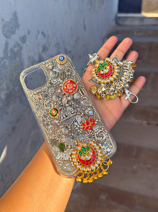 RAHA ETHNIC PHONE CASE / COVER with waist hook / juda