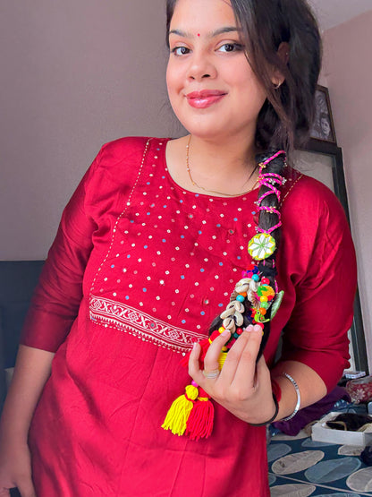 LEHER - DESI GYPSY STYLE PARANDI ✨