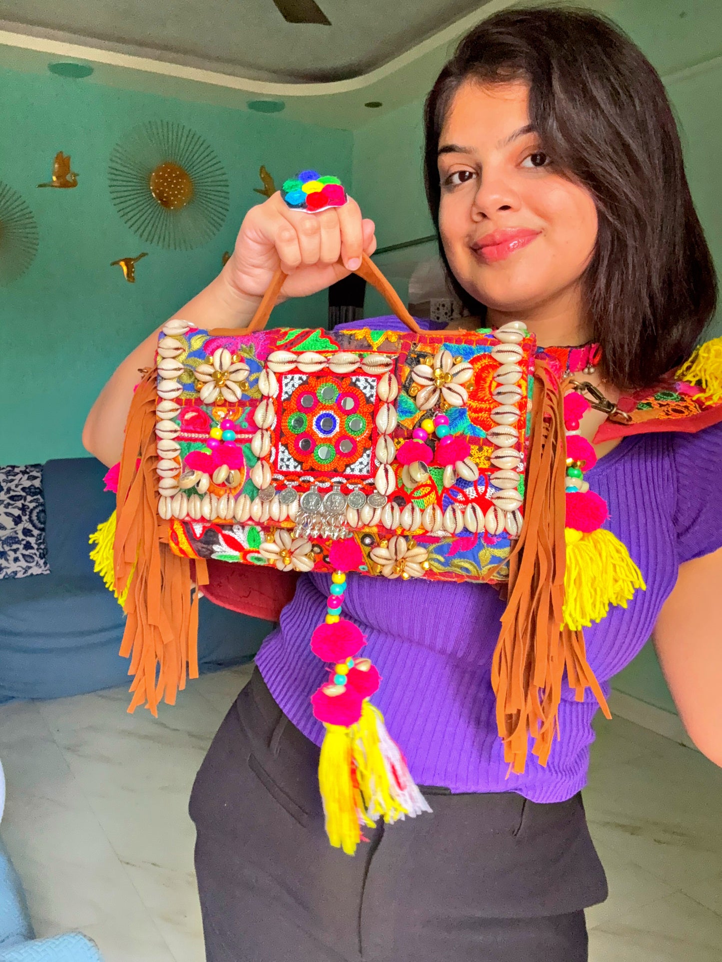 NOOR- SLING BAG WITH HEAVY WORK BELT 🌺🪬