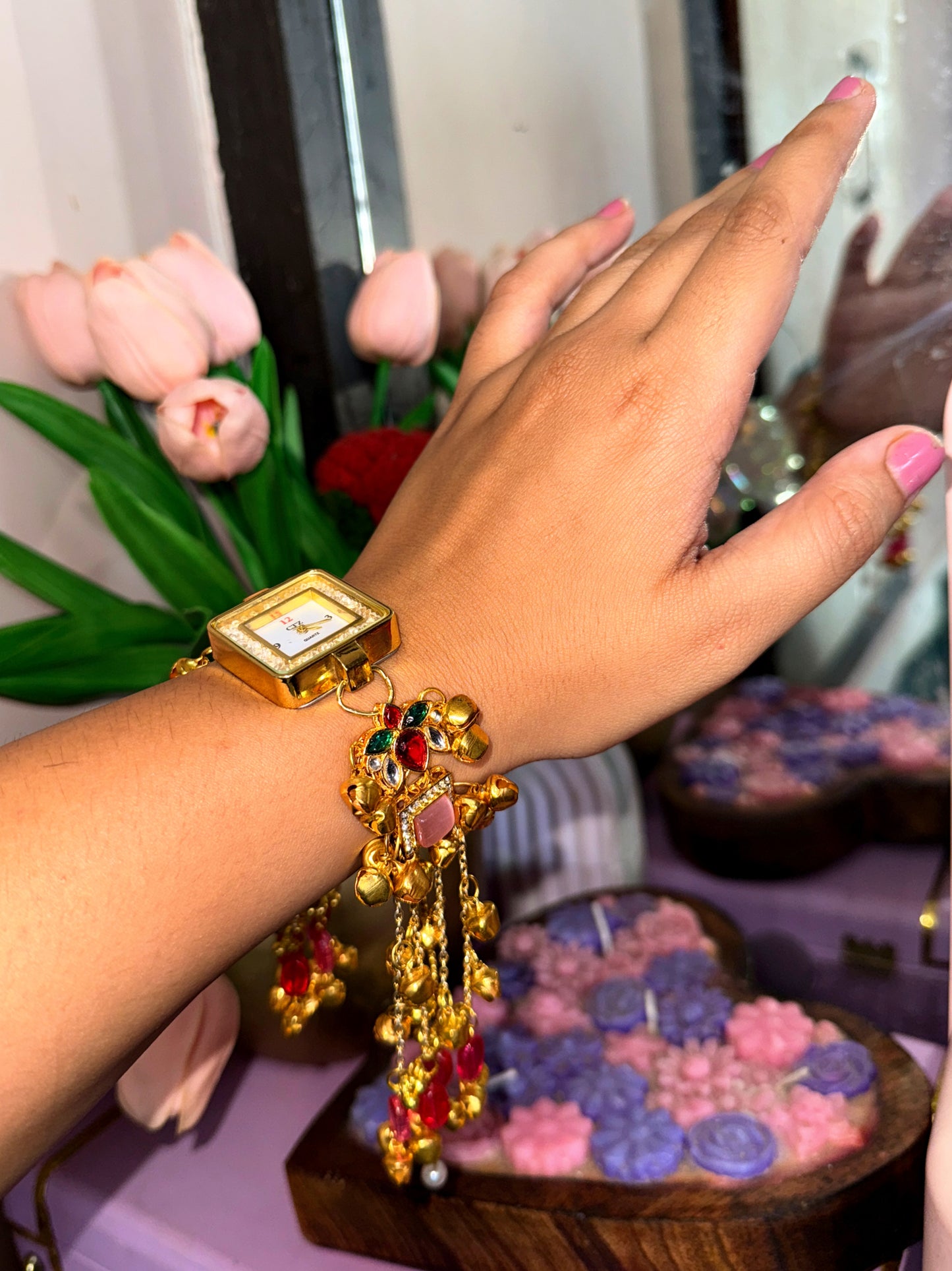 SHALINI - kundan watch ✨❤️