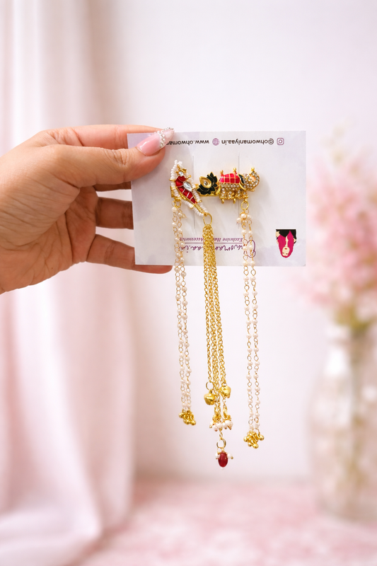 Hansa Enamel hair clip ✨