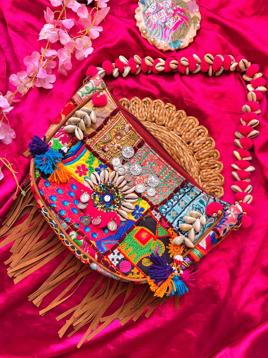 MORNI MOON SHAPED BOHO BAG