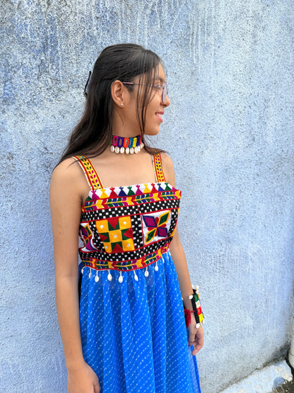 BOHO KUDDI - Strappy Criss Cross back kurti ✨