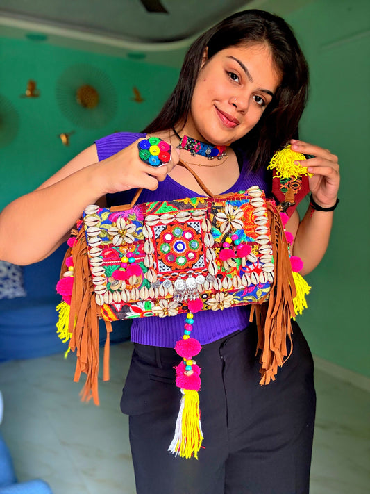 NOOR- SLING BAG WITH HEAVY WORK BELT 🌺🪬