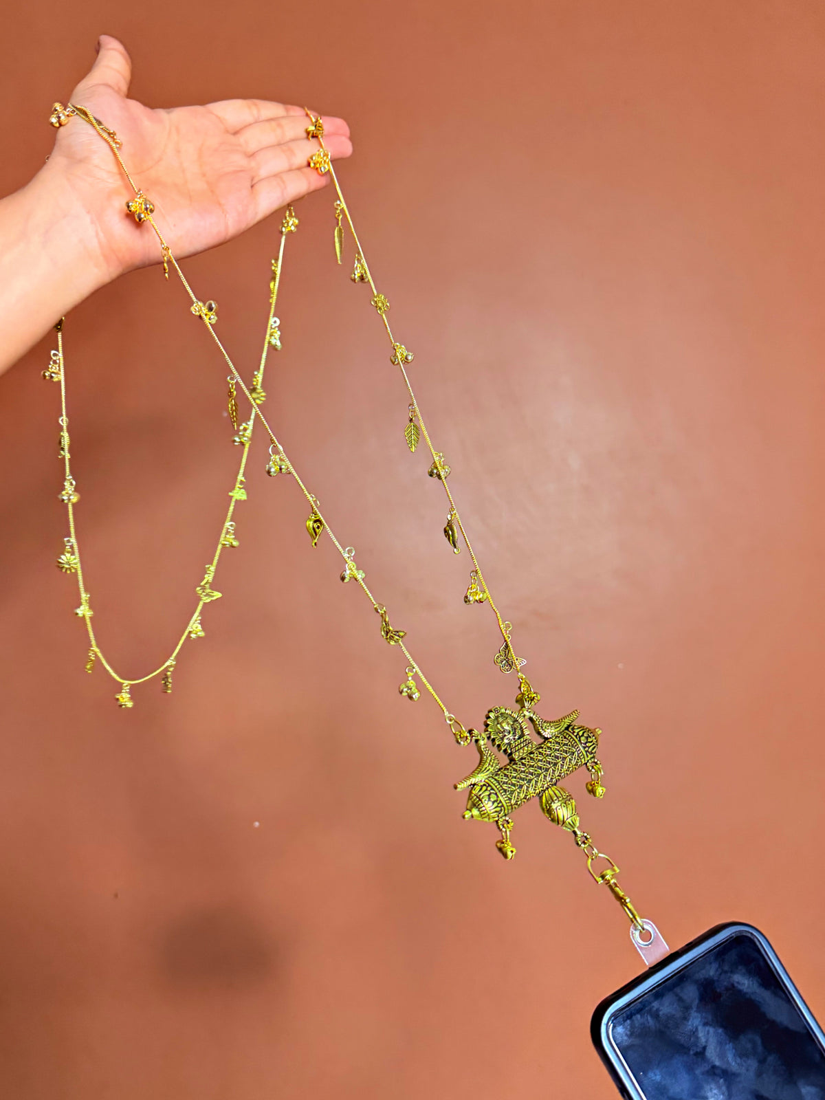 Kashmiri style phone sling