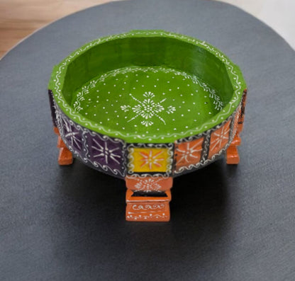 Mehfil Baithak – Handcrafted Patchwork Ottoman style Stool