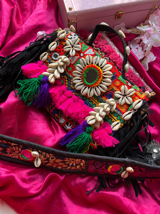 Reeva - Black boho bag