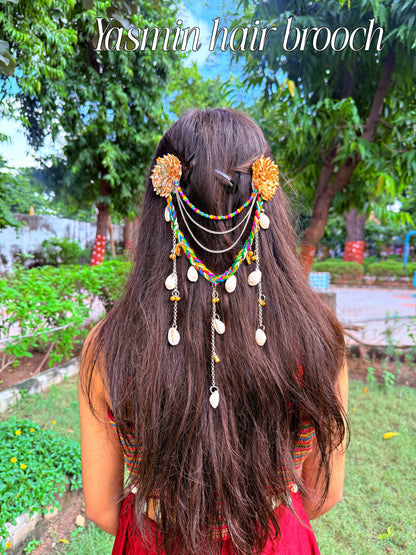 Yasmin hair brooch