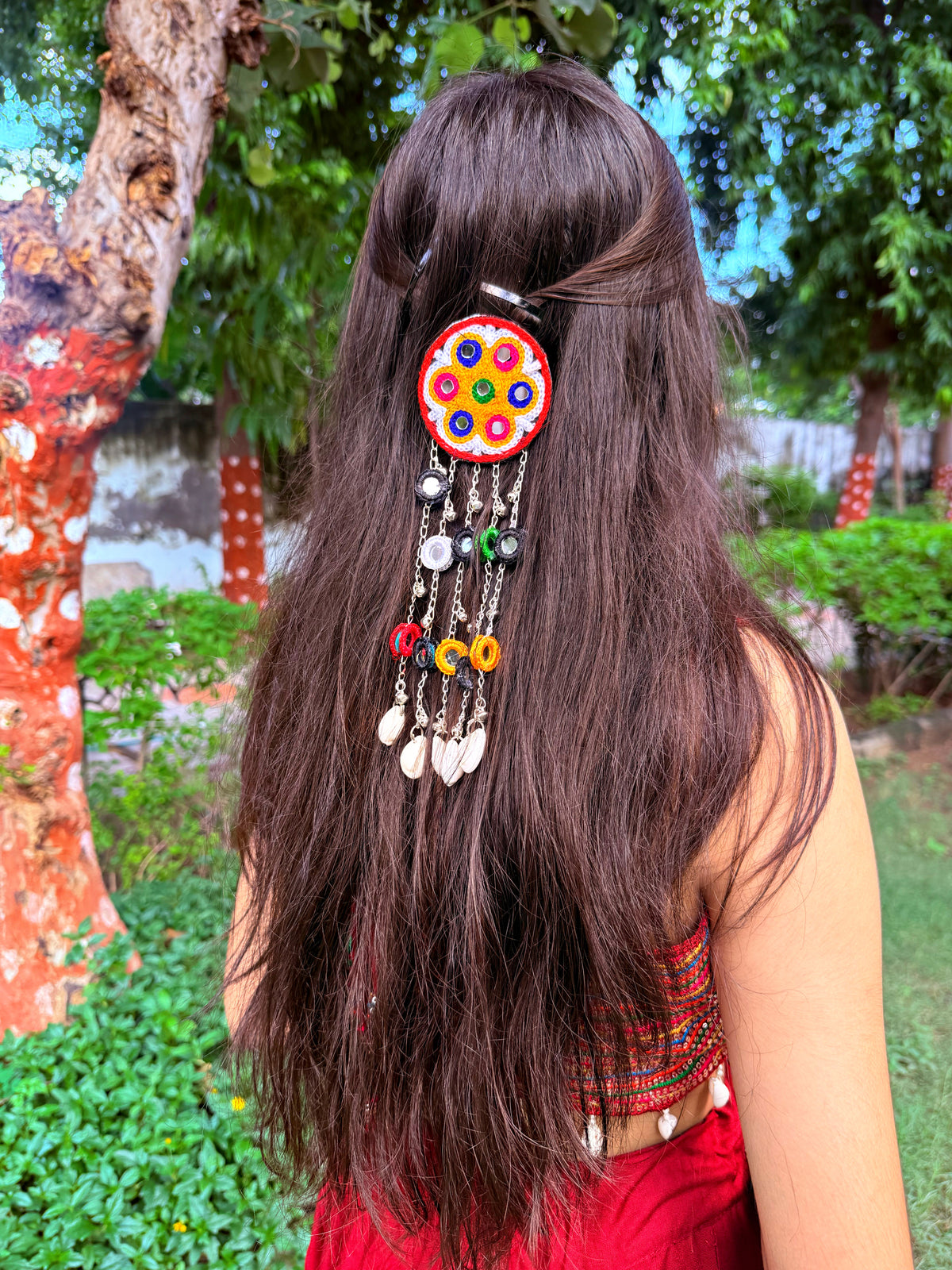 Anjani hair brooch