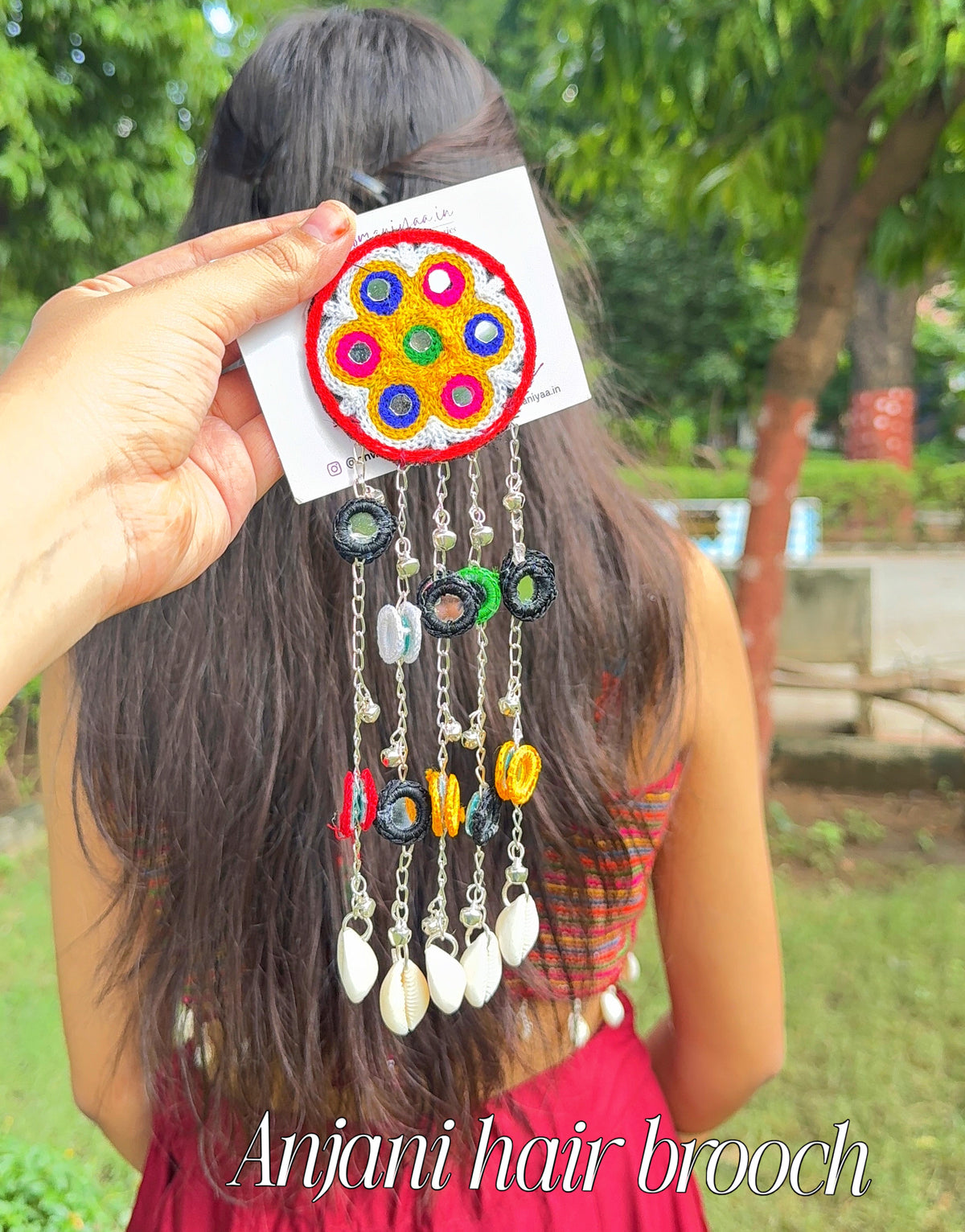 Anjani hair brooch